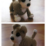 Amigurumi Petite Pit Bull Dog Crochet Free Pattern