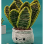 Amigurumi Snake Plant Free Crochet Pattern