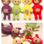 Amigurumi Teletubby Doll Toy Crochet Free Pattern