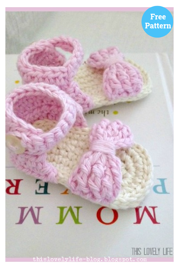 Baby Sandals Crochet Free Pattern