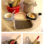 Kitchen Cooking Set Crochet Free Pattern