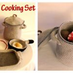 Kitchen Cooking Set Crochet Free Pattern