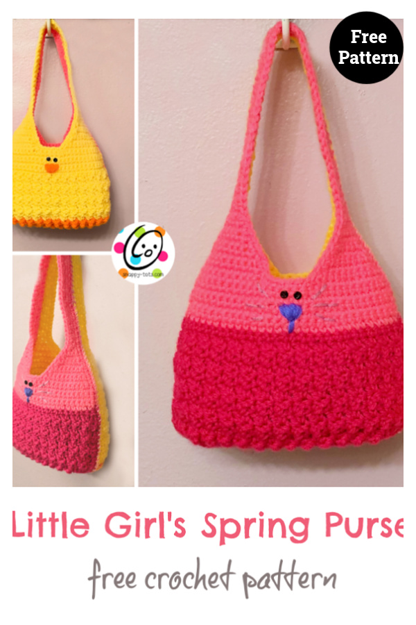 Little Girl Spring Purse Free Crochet Pattern