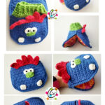 Monster Bath Mitt Free Crochet Pattern