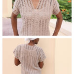 Open Waves Top Crochet Free Pattern