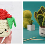 Potted Flower Plant Crochet Pattern