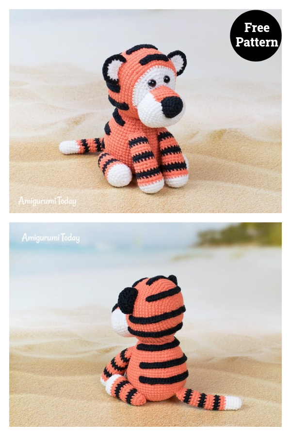 Romeo the Tiger Amigurumi Crochet Free Pattern