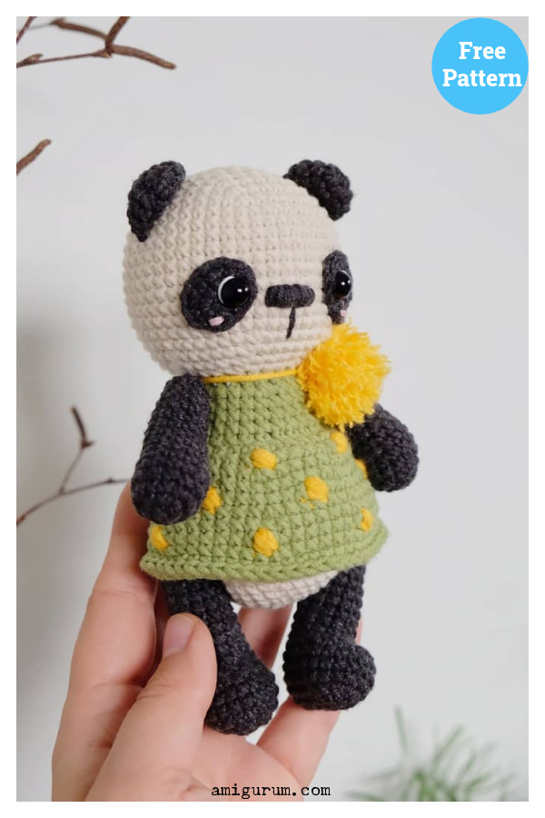 Sweet Panda Amigurumi Free Crochet Pattern