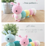 The Little Caterpillar Toy Crochet Free Pattern