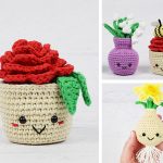 Potted Flower Free Crochet Pattern