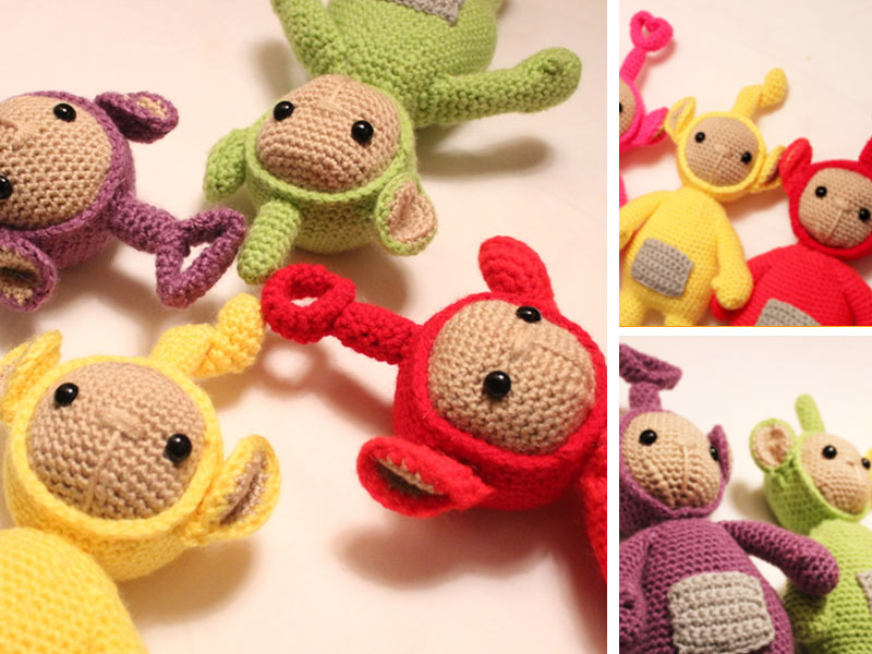 Amigurumi Teletubby Doll Toy Crochet Free Pattern