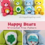 Happy Bears Amigurumi Crochet Free Pattern