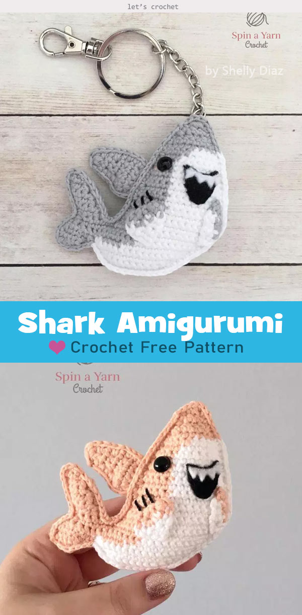 Shark Amigurumi Free Crochet Pattern