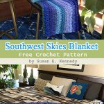 Southwest Skies Blanket Free Crochet Pattern