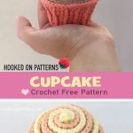 Cupcake Pin Cushion Free Crochet Pattern