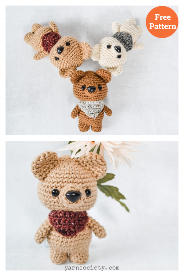 Briggs The Bear Crochet Free Pattern