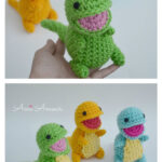 Dinosaur Amigurumi Free Crochet Pattern and Video Tutorial