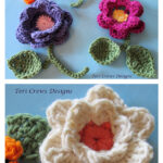 Flowers and Butterflies Crochet Free Pattern