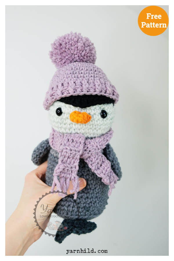 Frosty the Penguin Free Crochet Pattern