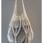 Pineapple Stitch Tote Bag Crochet Free Pattern