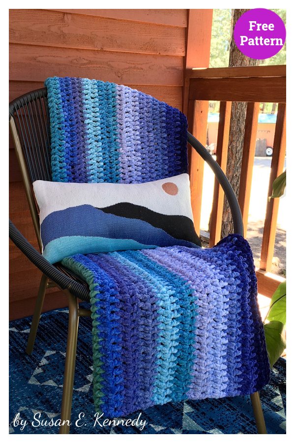 Southwest Skies Throw Free Crochet Pattern