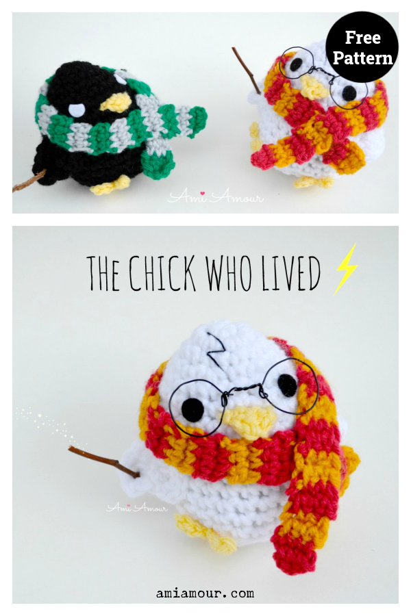 Wizarding Chick Amigurumi Free Crochet Pattern