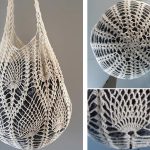 Pineapple Stitch Tote Bag Crochet Free Pattern
