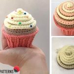 Cupcake Pin Cushion Free Crochet Pattern
