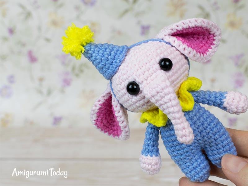 Tiny Elephant Amigurumi Free Crochet Pattern