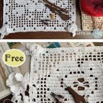 Lace Rose Coaster Crochet Free Pattern