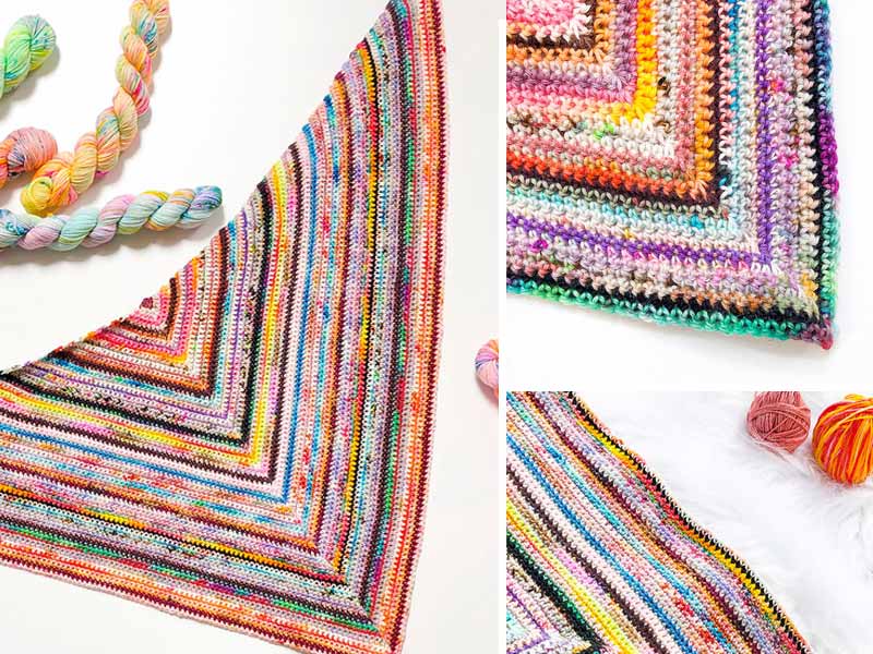 Nobody's Perfect Shawl Free Crochet Pattern