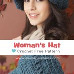 Bernat Slouchy Peaked Hat Free Crochet Pattern
