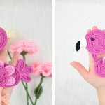 Flamingo Applique Free Crochet Pattern