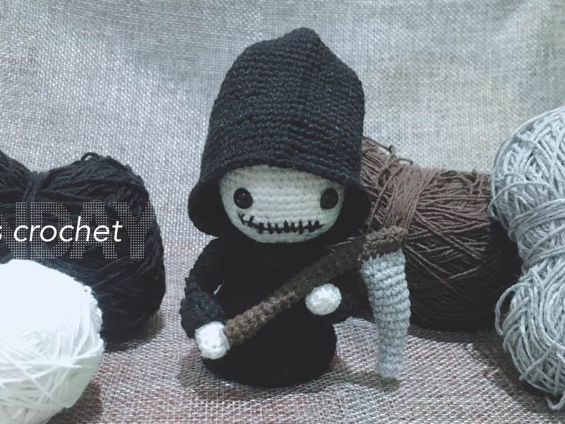 Grim Reaper Amigurumi Crochet Pattern