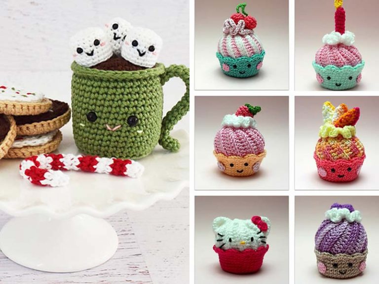 Cupcakes and Hot Cocoa Crochet Pattern