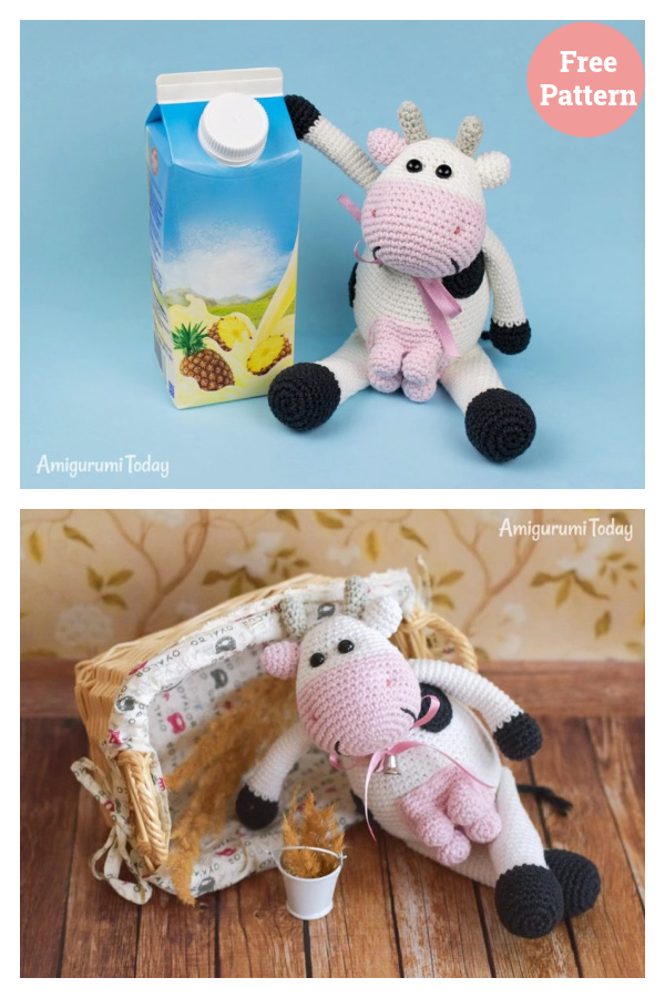 Alpine Cow Crochet Free Pattern