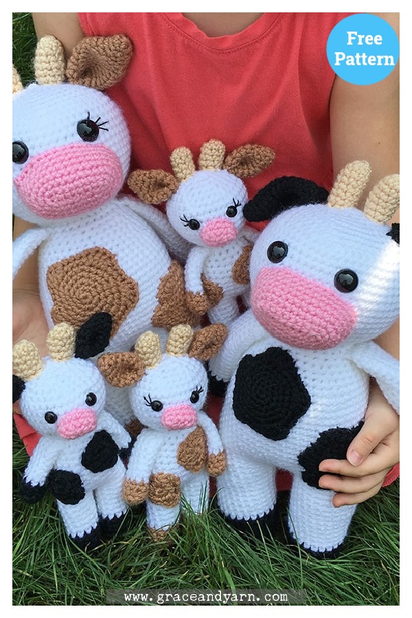 Amigurumi Cow Crochet Free Pattern