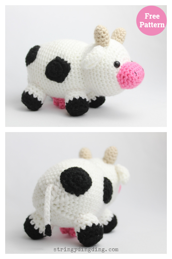 Cow Amigurumi Free Crochet Pattern