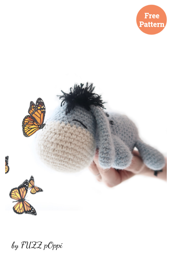 Eeyore Crochet Free Pattern