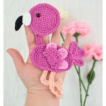 Flamingo Applique Free Crochet Pattern