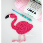 Flamingo Applique Free Crochet Pattern