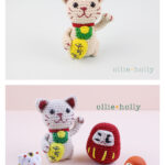 Free Lucky Cat Amigurumi Crochet Pattern