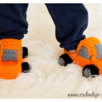 Monster Truck Slippers Crochet Free Pattern