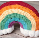 Rainbow Plushy Crochet Free Pattern
