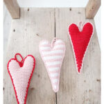 Skinny Hearts Free Crochet Pattern