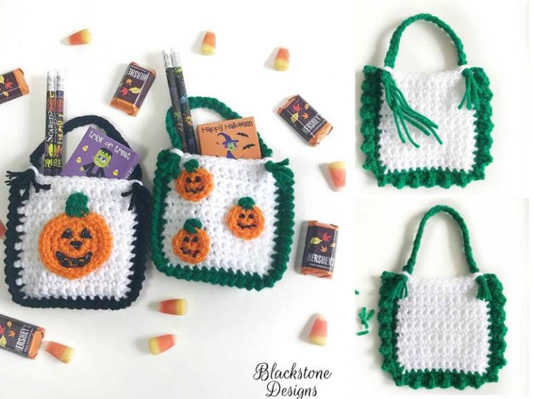 Pumpkin Treat Bags Free Crochet Pattern