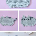 Fat Cat Applique Free Crochet Pattern