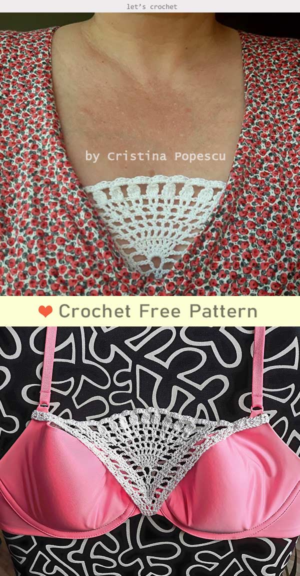 Crochet Modesty Panel of Lacy Free Pattern