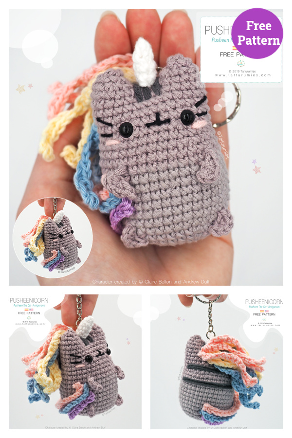 Amigurumi Pusheenicorn Pusheen Cat Free Crochet Pattern