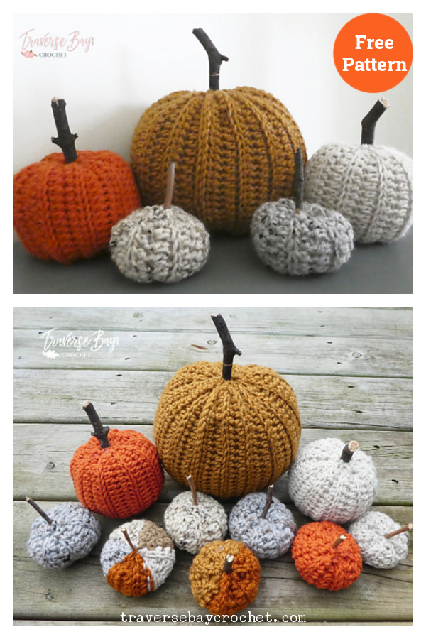 Country Farm Crochet Pumpkins Free Crochet Pattern